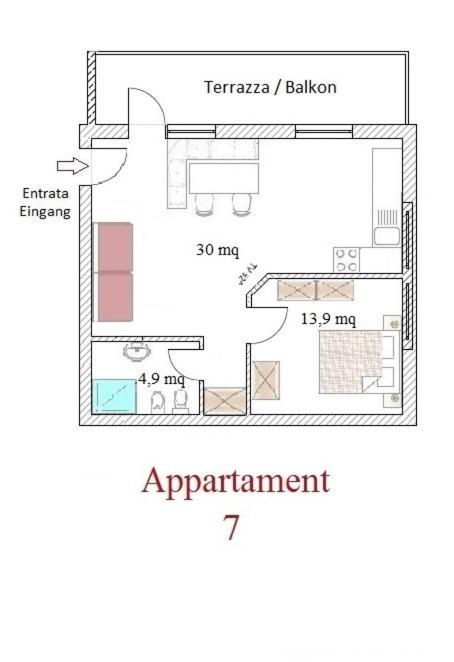 سيستو Residence Kramhuter الغرفة الصورة